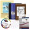 U.S. Art Supply; Artist Essentials 20-Piece Set: Watercolor Paper, Sketchbooks & Brush Art Kit - Versatile Drawing, Sketching & Painting Supplies for Beginners to Professionals; Category:Drawing Gift Sets; Image:2